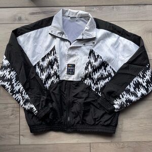 Puma Black and White Windbreaker